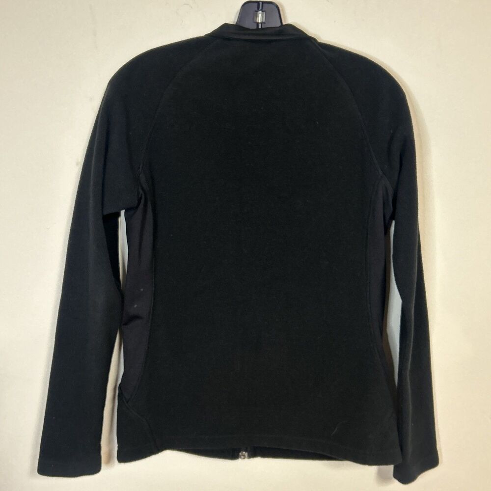 Reebok Men’s Full Zip Fleece Jacket Black Size M Polyester Stretch - Picture 7 of 8